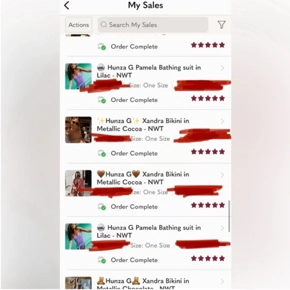 NWT • Hunza G Misty Bikini in Metallic Mint - Picture 13 of 14